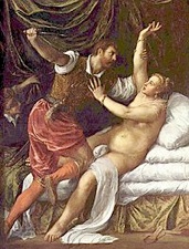 Titian Rape of Lucretia